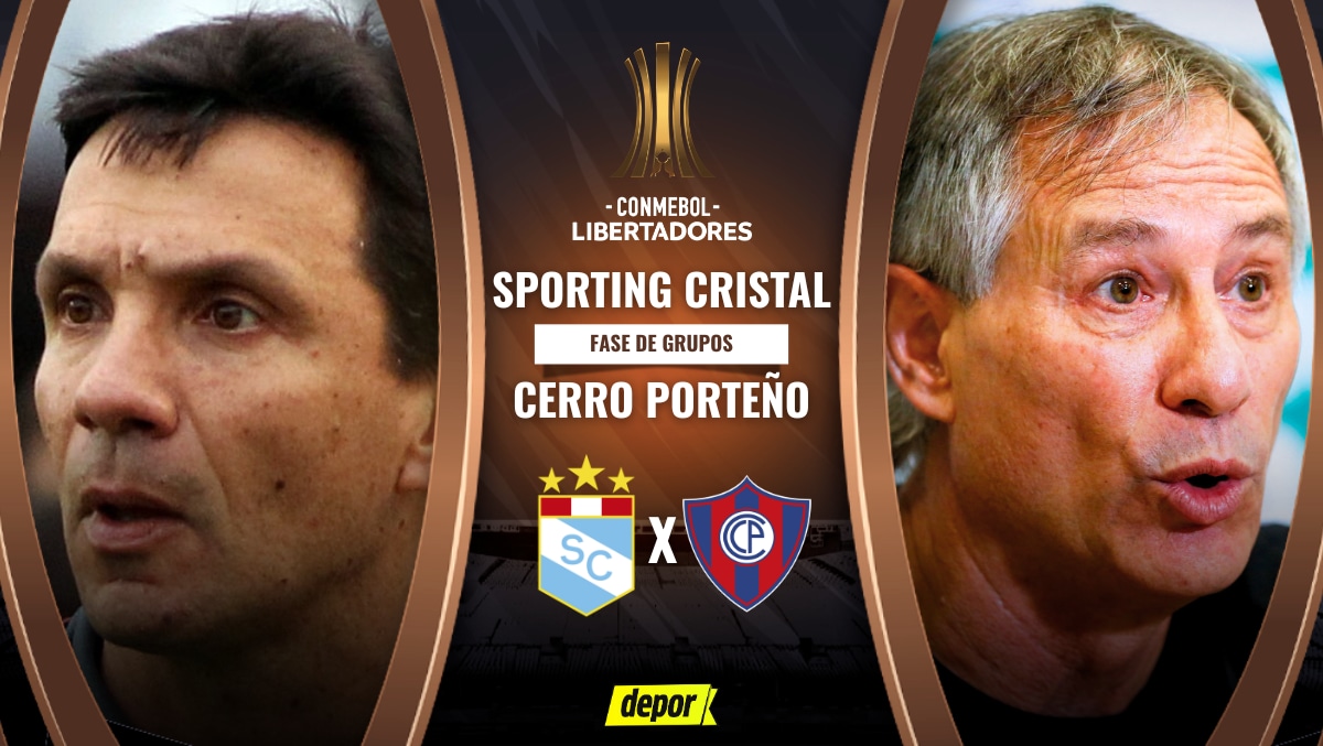 Sporting Cristal vs. Cerro Porteño juegan por la Copa Libertadores 2026. (Diseño: Depor)