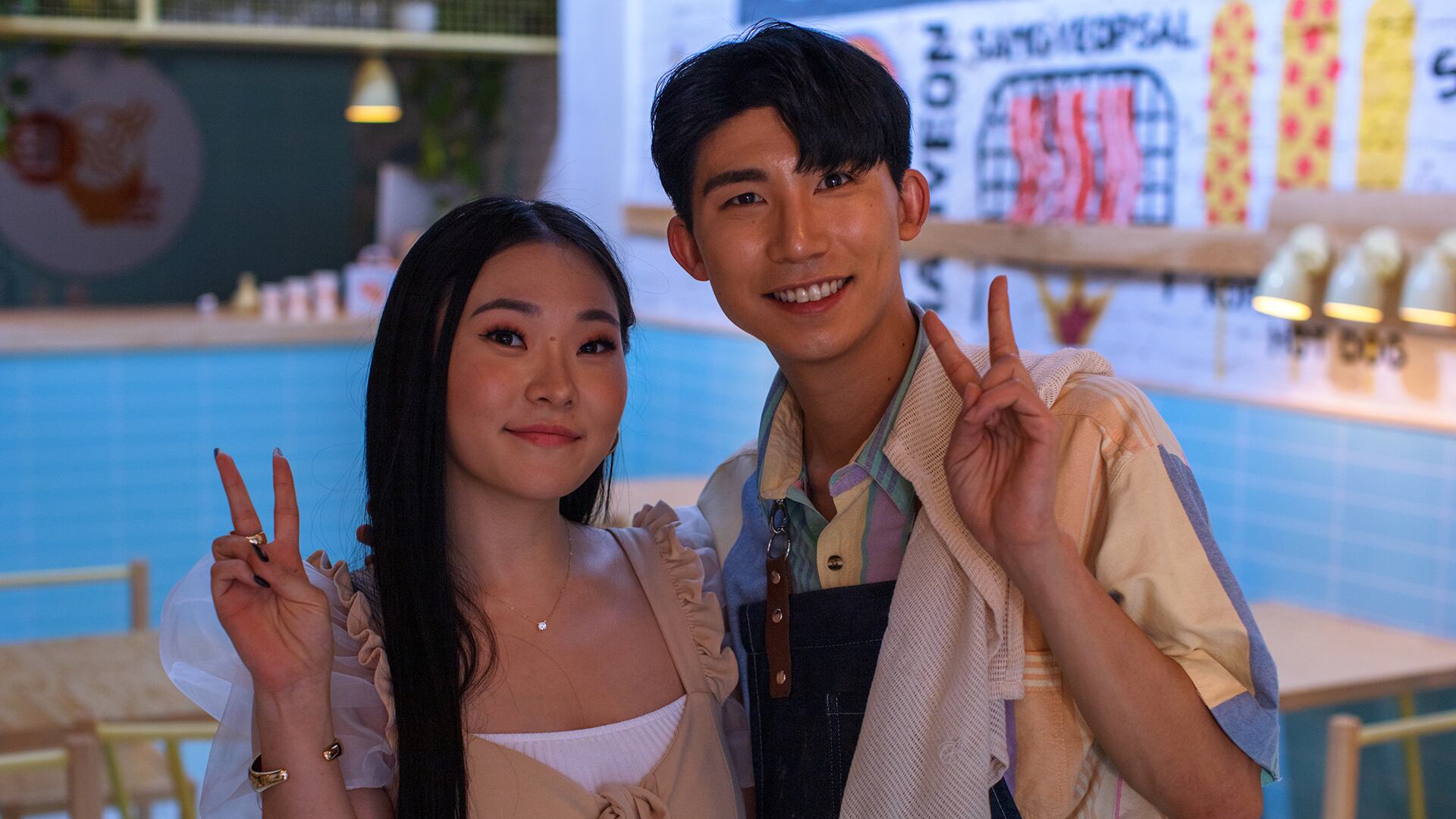 Isan Beomhyun Lee como Ji-Won en la serie juvenil “L-POP” (Foto: Disney Plus)