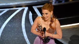 Oscar 2022: Jessica Chastain pide un mundo sin violencia al consagrarse como Mejor actriz 