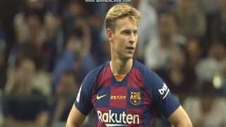 ¡Ahí lo tienen! De Jong debutó en el Barcelona y así fueron sus primeros toques de balón como 'Culé' [VIDEO]