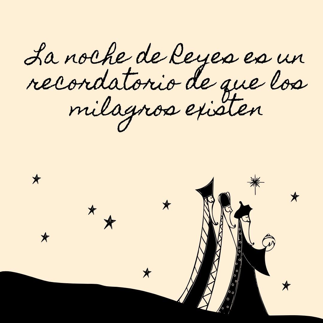 Imágenes con frases cortas, bonitas y originales para compartir por WhatsApp por el Día de los Reyes Magos.