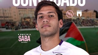 Sin chances para Perú: Emilio Saba fue convocado a la Selección de Palestina