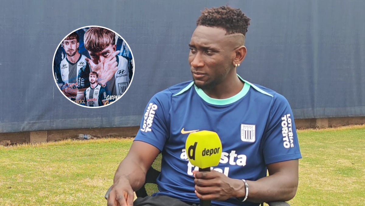 Eryc Castillo habló sobre la llegada de Gaspar Gentile y la competencia que se formará en las bandas. (Foto: Composición Depor)