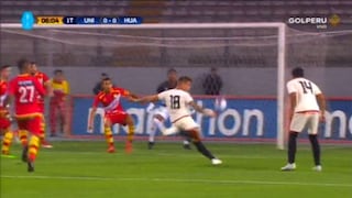 Germán Denis falló una ocasión de gol a los cinco minutos del Universitario vs. Sport Huancayo [VIDEO]