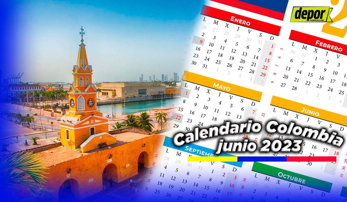 Colombia Calendario 2023. Conoce los feriados, días festivos y no laborables de este año (Foto: Composición).