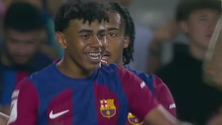 ¡Gol de Lamine Yamal! El joven atacante define de primera y con mucha clase [VIDEO]