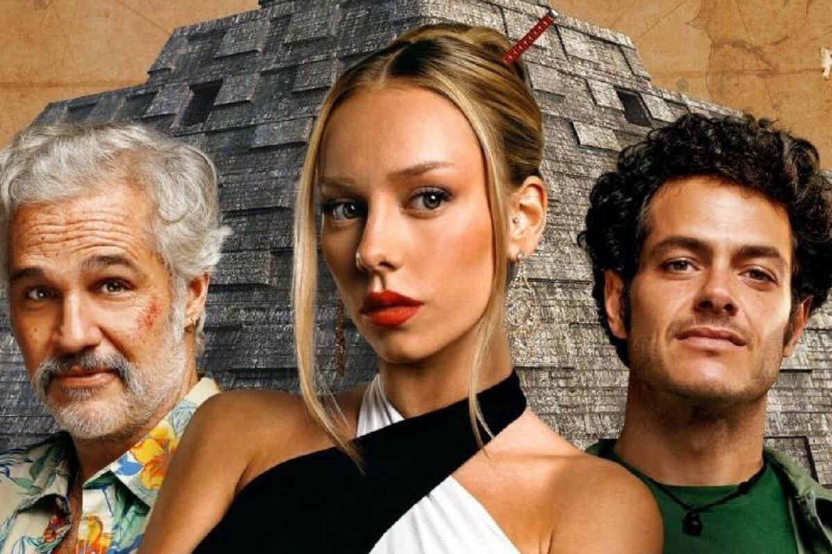 Juan Pablo Medina como Wilson, Ester Expósito como Lilí y Alfonso Dosal como Miguel en la serie mexicana "Bandidos" (Foto: Netflix)