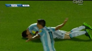 Lo quieren parar como sea: la terrible patada de Arias contra Lionel Messi