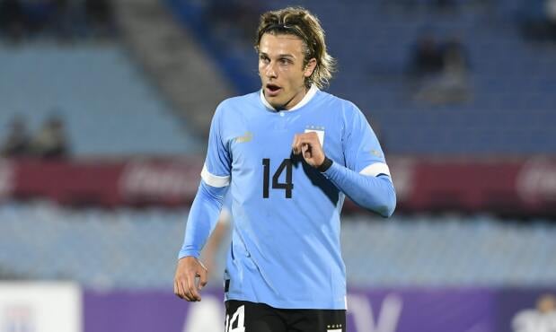 Agustín Canobbio dejó de ser parte de las convocatorias de Uruguay. (Foto: El País)