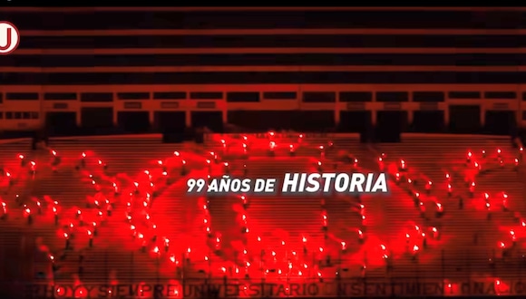Universitario de Deportes celebra 99 años de fundación. (Imagen: Captura)