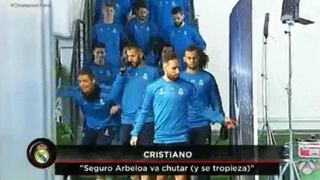 Cristiano Ronaldo bromeó con Arbeloa sobre el penal de Messi y Suárez