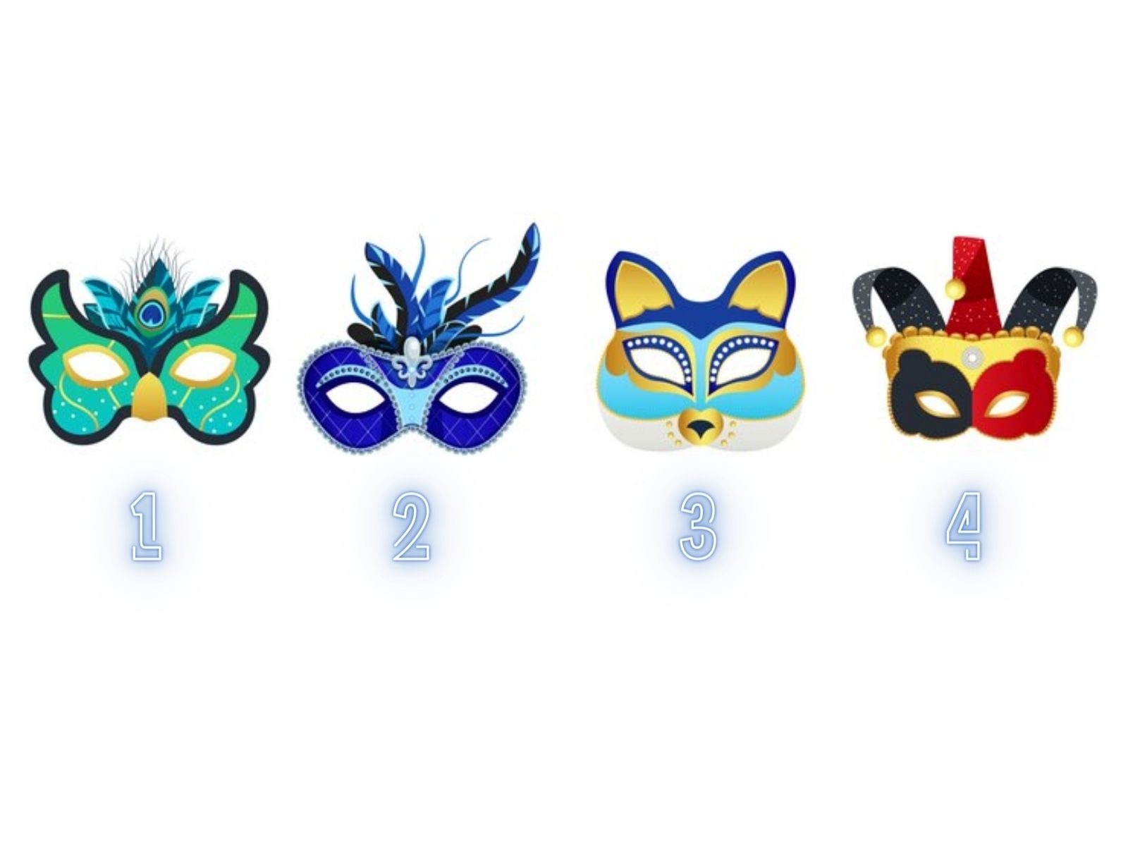 TEST VISUAL | Contarás con una sola oportunidad. ¿Qué máscaras escogerías? (Foto: Composición Freepik / Depor)