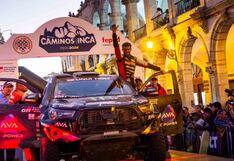 ¡Con todo! Lucho Mendoza JR. cumplió el reto de completar su primer Caminos del Inca