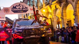 ¡Con todo! Lucho Mendoza JR. cumplió el reto de completar su primer Caminos del Inca