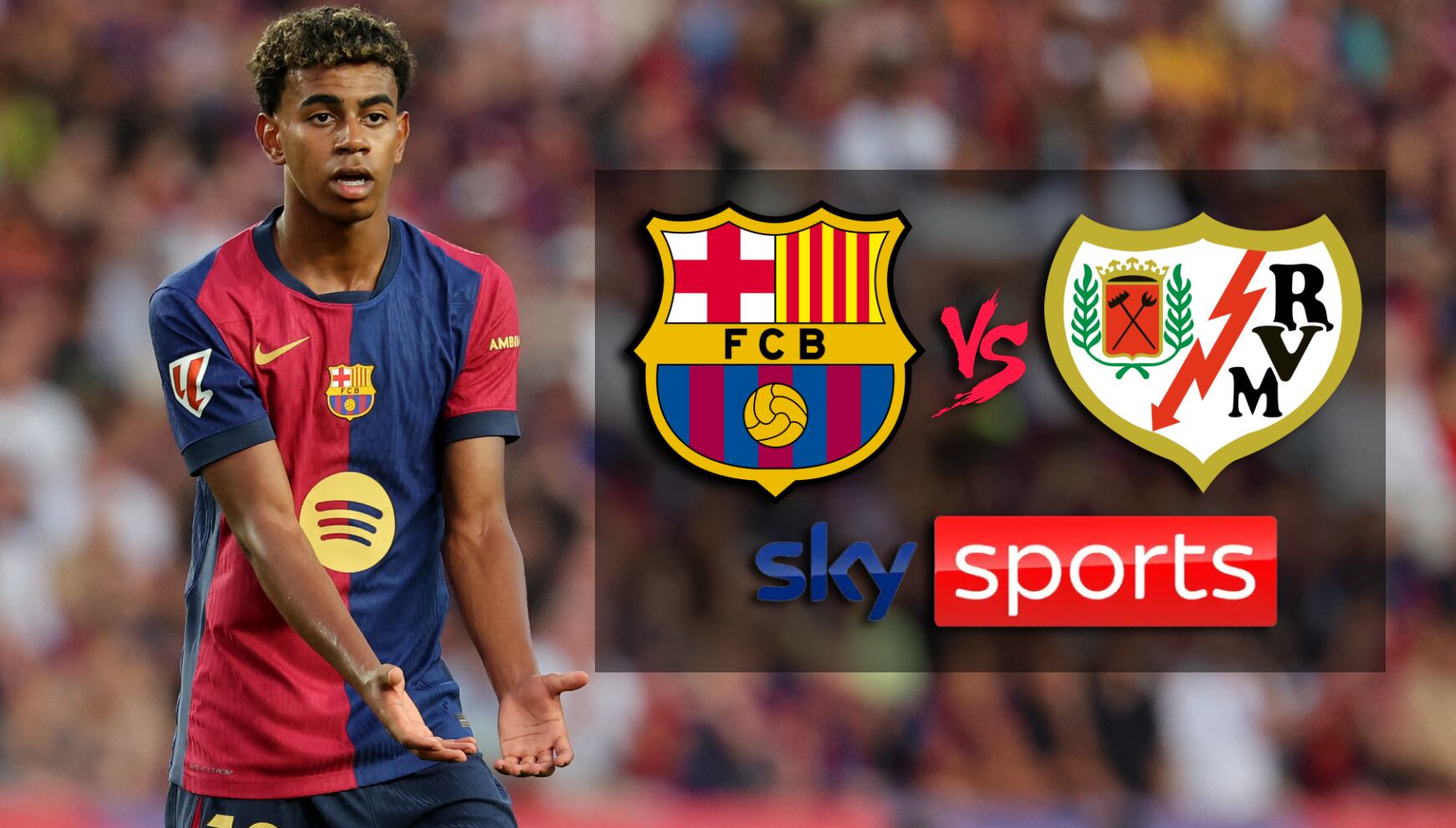 Revisa la guía de canales de Sky Sports para ver FC Barcelona vs Rayo Vallecano este martes 27 de agosto. (Foto: AFP/Composición Mix)