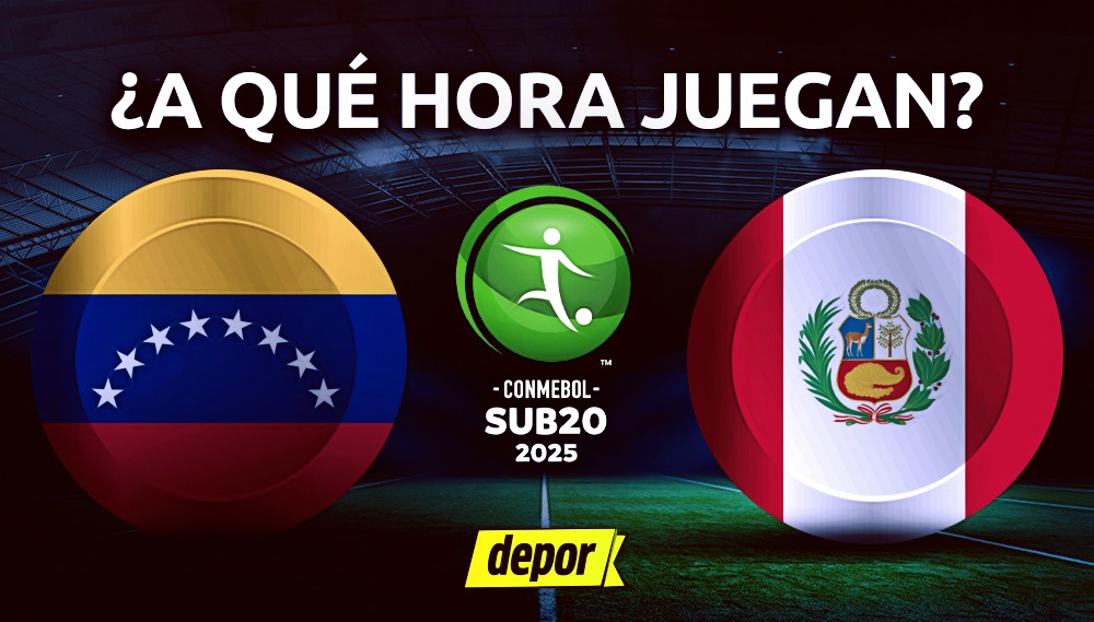 Perú y Venezuela juegan por la fecha 2 del Sudamericano Sub-20. (Diseño: Depor)