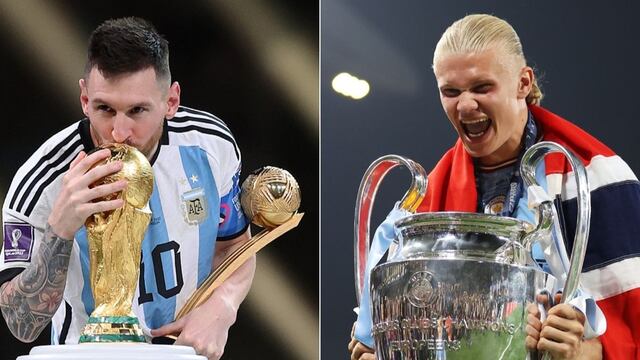 ¿Lionel Messi o Erling Haaland, quién se llevará el Balón de Oro?