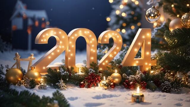 Mensajes de Año Nuevo 2024 en WhatsApp: postales, tarjetas y frases bonitas