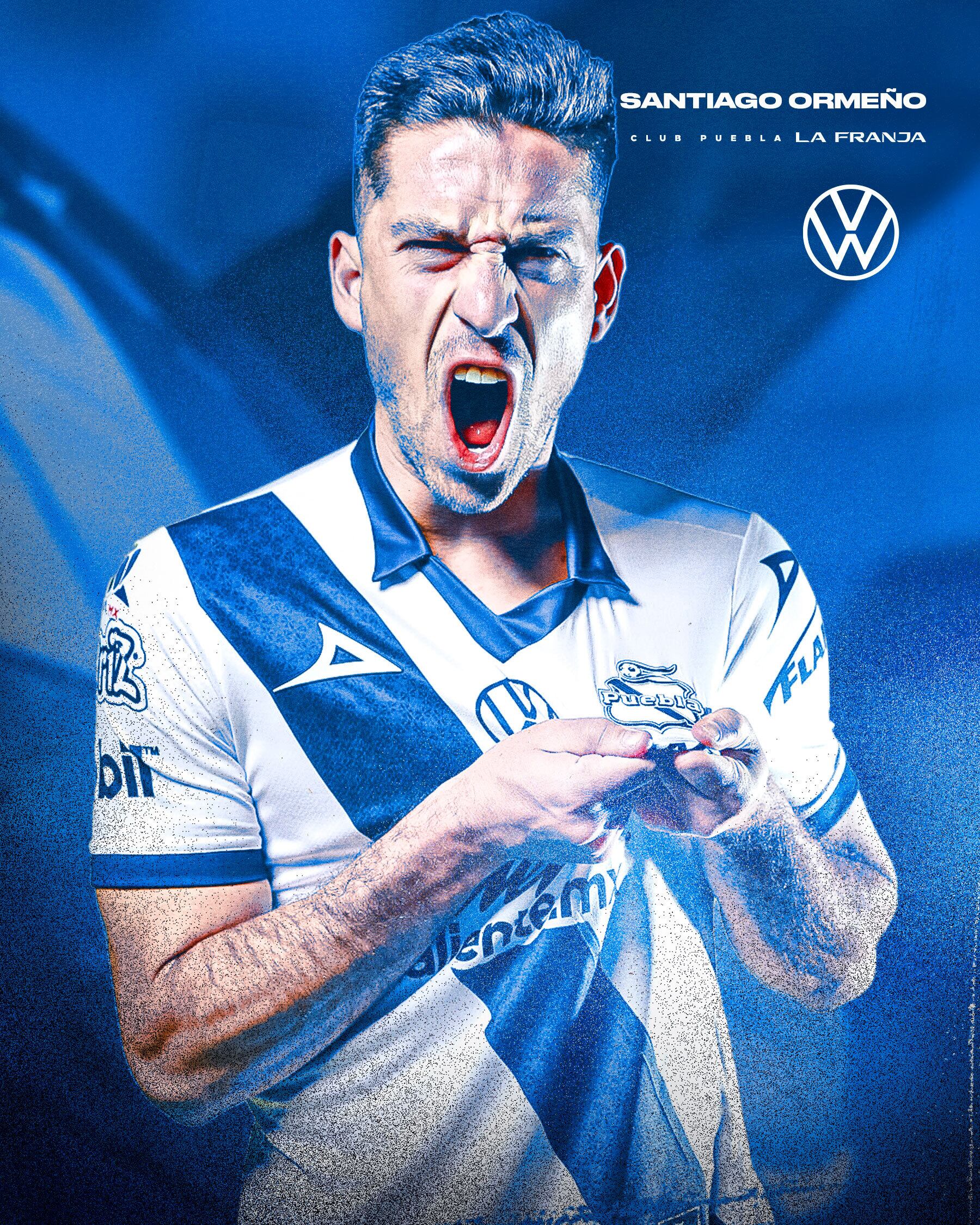 Santiago Ormeño llega a los dos goles en la presenta temporada con la camiseta de Puebla en la Liga MX. (Foto: @ClubPueblaMX).