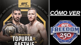 Ilia Topuria — Justin Gaethje EN VIVO, por el UFC Freedom 250: horario, cartelera, TV y cómo ver pelea EN DIRECTO en México y EE.UU.