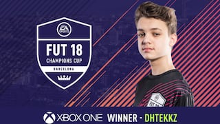 "DhTekKz" es el campeón del FUT Champions Cup Barcelona de FIFA 18 en Xbox One
