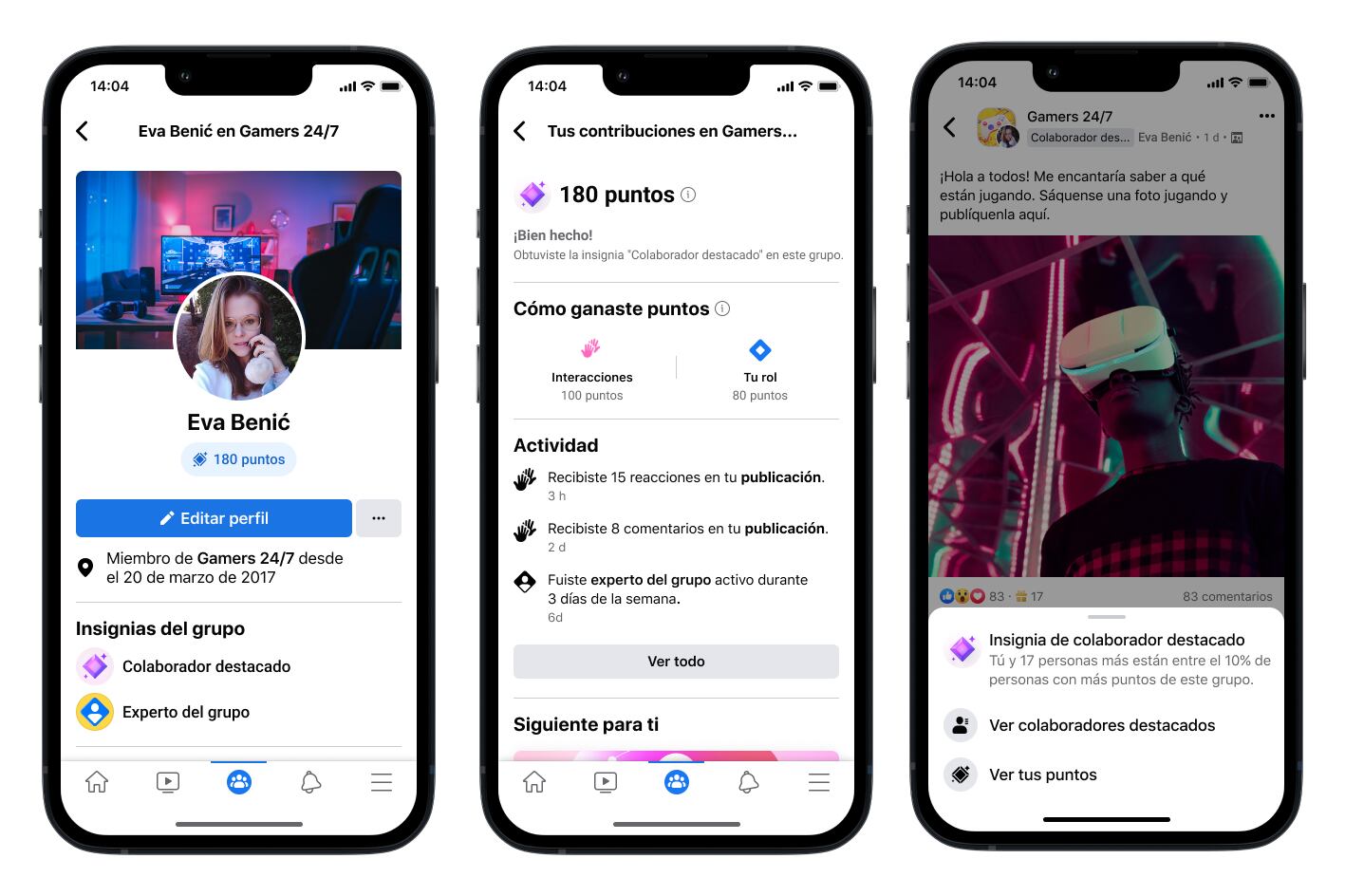 Cambios en Grupos de Facebook