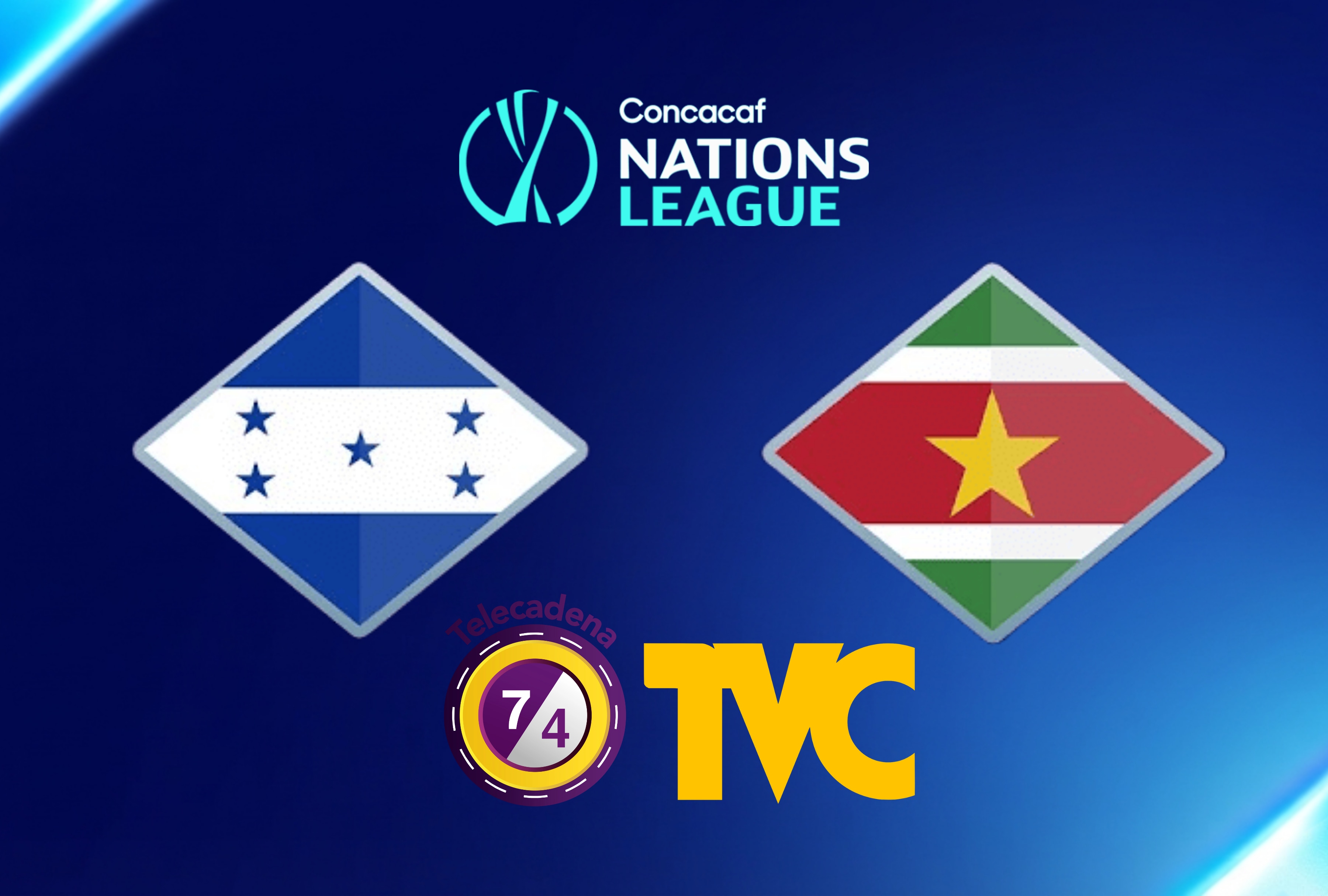 No te pierdas el duelo entre Honduras y Surinam por la Liga de Naciones de la Concacaf. Siga la transmisión gratuita por Deportes TVC y la señal de Telecadena. | Crédito: concacaf.com / Composición Depor