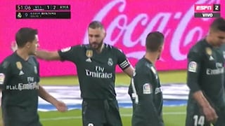 ¡Sacó las garras! Benzema anota de penal para el Real Madrid ante Valladolid por LaLiga [VIDEO]