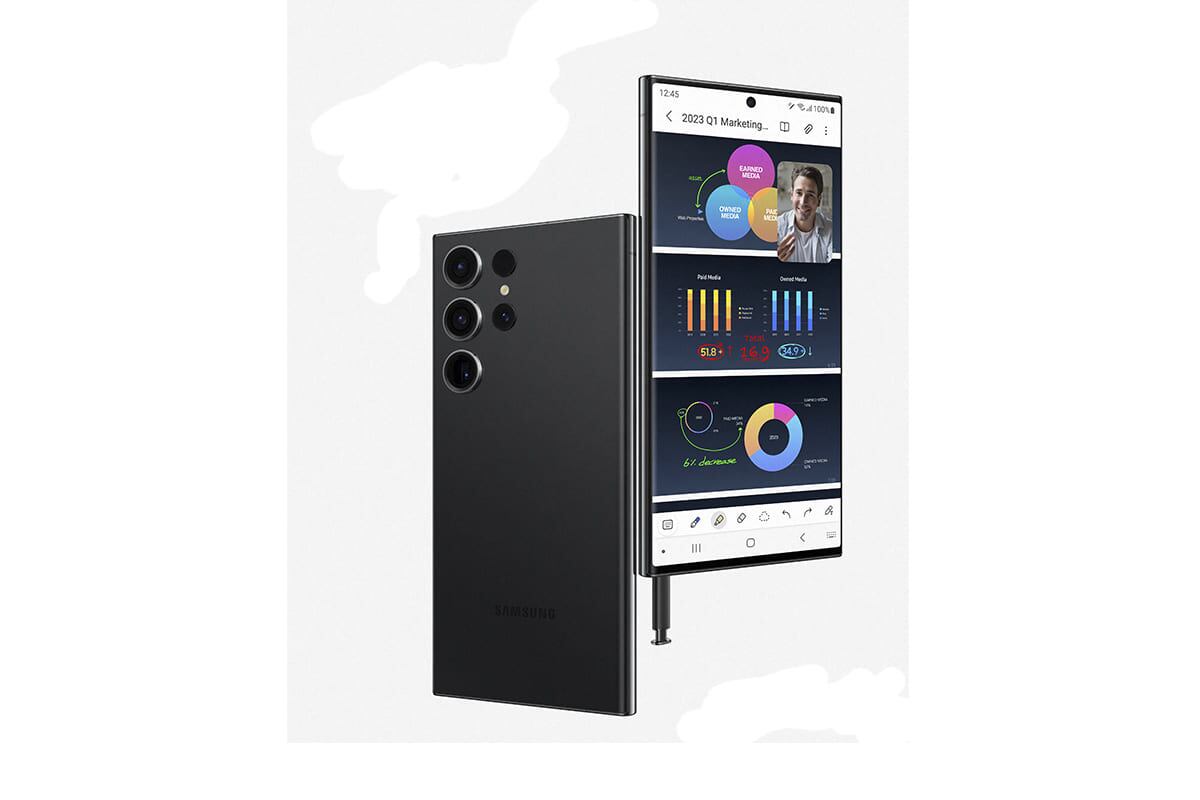 El Samsung Galaxy S23 Ultra llegará con su famoso S-Pen para que puedas tomar nota de lo que desees. (Foto: Samsung)