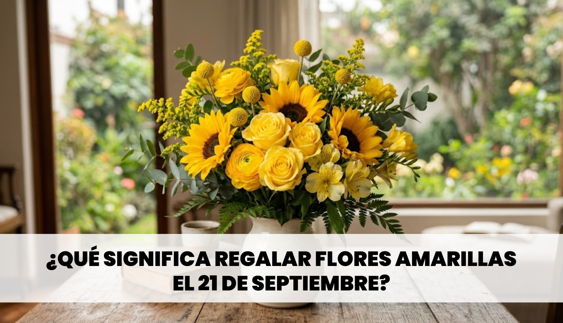 Consulta cuál es el significado que tiene regalar flores amarillas cada 21 de septiembre en Latinoamérica. Aquí te dejo con todos los detalles. (Foto: Imagen creada por Depor utilizando la IA de Gemini)