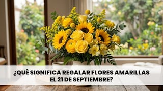 ¿Qué significa regalar flores amarillas el 21 de septiembre? Lo que debes saber