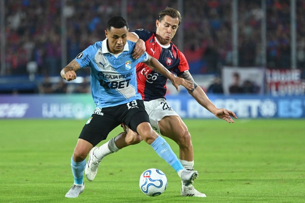 Sporting Cristal cayó por 0-2 frente a Cerro Porteño. (Photo by DANIEL DUARTE / AFP)