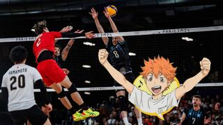 Selección de vóley es viral por celebrar sus puntos con la intro de “Haikyuu!!” en París 2024