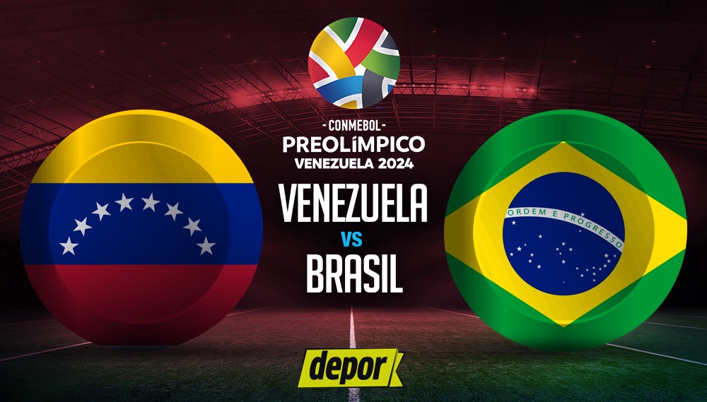 A qué hora juegan Venezuela vs. Brasil y en qué canal ver partido por Preolímpico Sub 23. (Diseño: Depor)