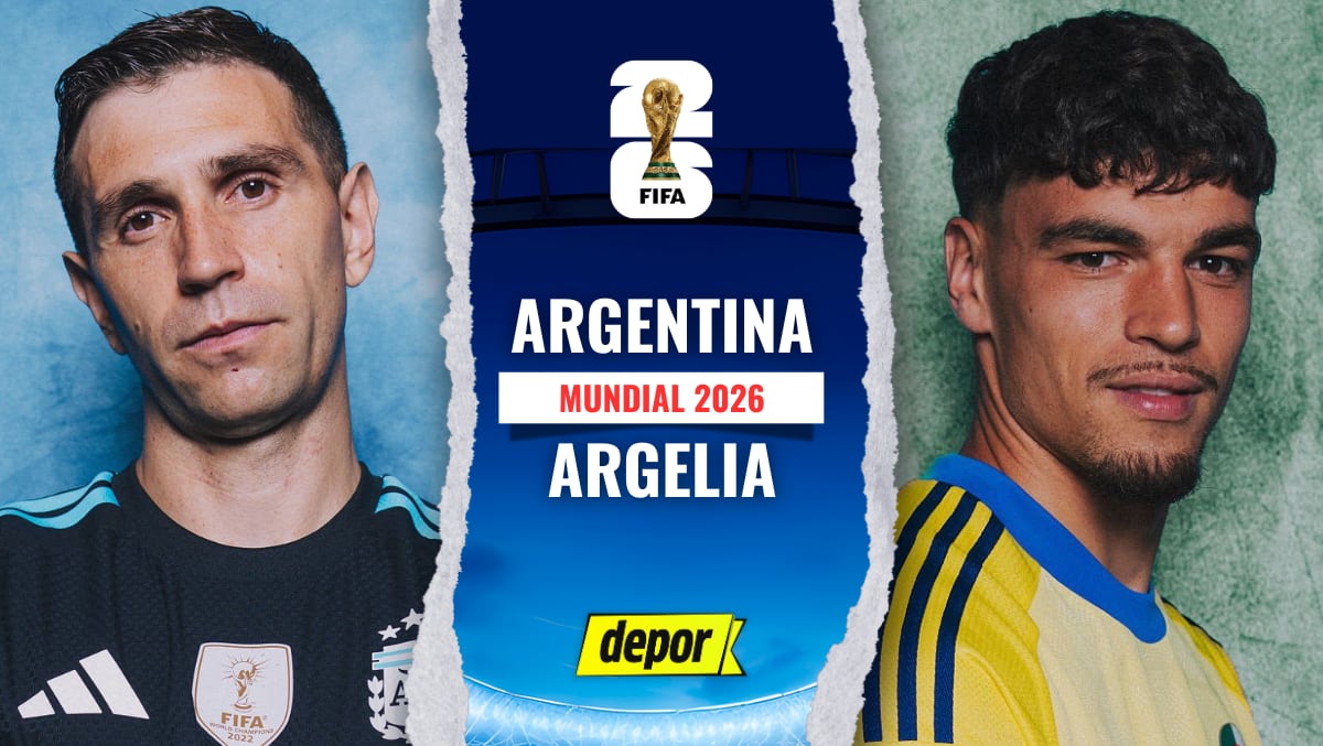 Argentina vs. Argelia se enfrentan por el Mundial 2026. (Diseño: Depor)