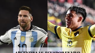 Argentina - Ecuador: gol de Di María y resumen del partido 