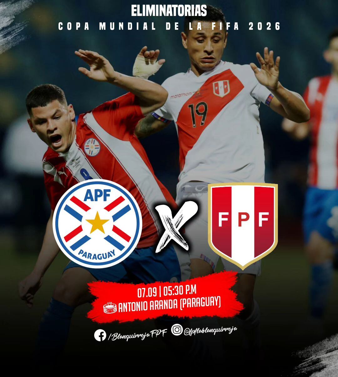 Perú vs Paraguay es el primer encuentro de las Eliminatorias Conmebol 2023 (Foto: fpflablanquirroja / Instagram)