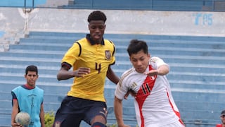Selección Peruana Sub 15 venció 1-0 a Ecuador en amistoso en Guayaquil