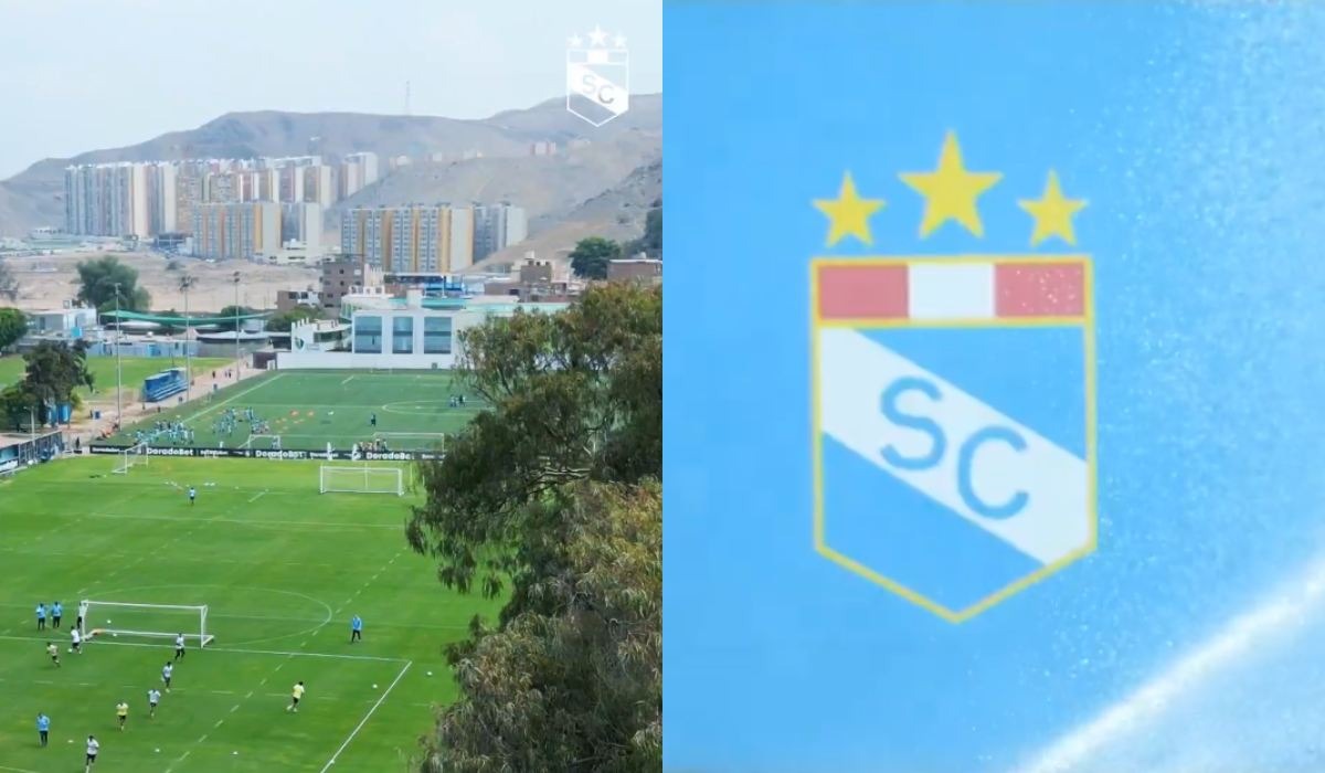 Lanzaron bengalas al entrenamiento de Sporting Cristal. (Foto: Composición)