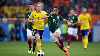 México cae goleada 3-0 ante Suecia y clasifica a los octavos de final en el Mundial Rusia 2018