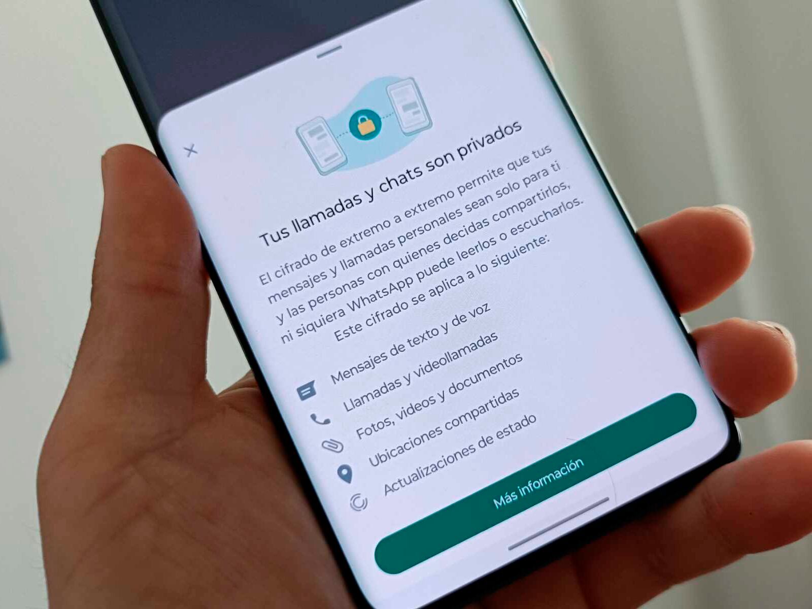 WHATSAPP | Esto es lo que WhatsApp te ayuda a proteger con el "Cifrado de extremo a extremo". (Foto: MAG - Rommel Yupanqui)