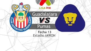 [VER GRATIS] Chivas 1-0 Pumas por la Liga MX: sigue EN VIVO y ONLINE vía TUDN este duelo