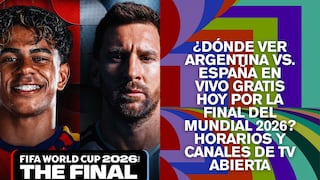 ¿Dónde ver Argentina vs. España por la final del Mundial 2026?