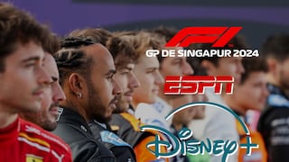 ESPN vía Disney Plus transmitió el GP de Singapur 2024, F1 por TV y online