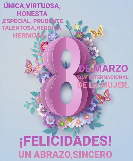 Imágenes del Día de la Mujer 2024: las mejores postales para dedicar el 8 de marzo (Foto: Interet)