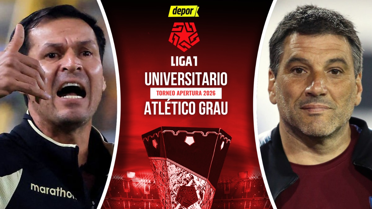 Universitario vs. Atlético Grau se enfrentan por la Liga 1 2026. (Diseño: Depor)