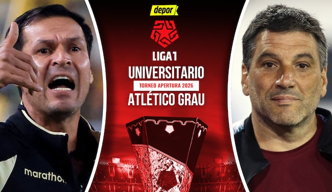 Universitario vs. Atlético Grau se enfrentan por la Liga 1 2026. (Diseño: Depor)