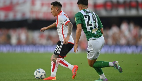 River vs. Banfield por la Copa de la Liga Profesional. (Foto: Agencias).