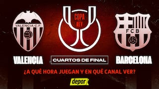 ¿En qué canal ver Barcelona vs. Valencia y a qué hora juegan por Copa del Rey?