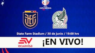 Ecuavisa EN VIVO GRATIS - dónde ver partido Ecuador vs. México por TV y Online
